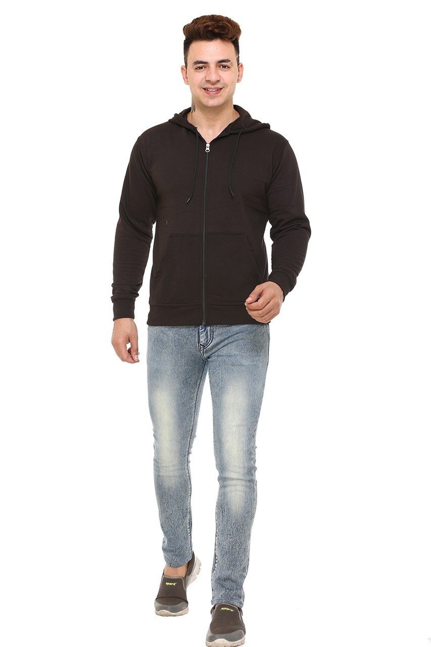 Polaris Black Zipper Hoodie