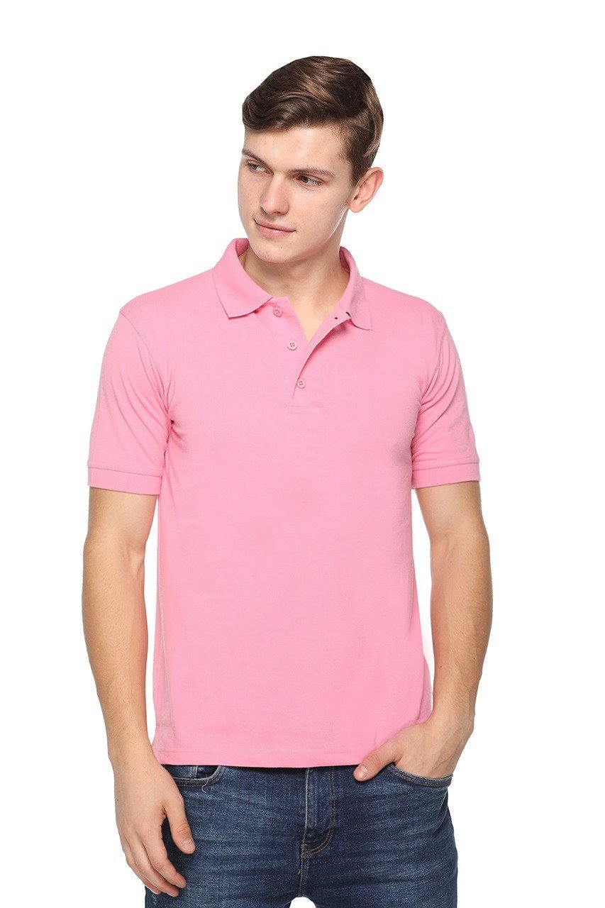 Pikmee Fast Tees Pink polo t shirt