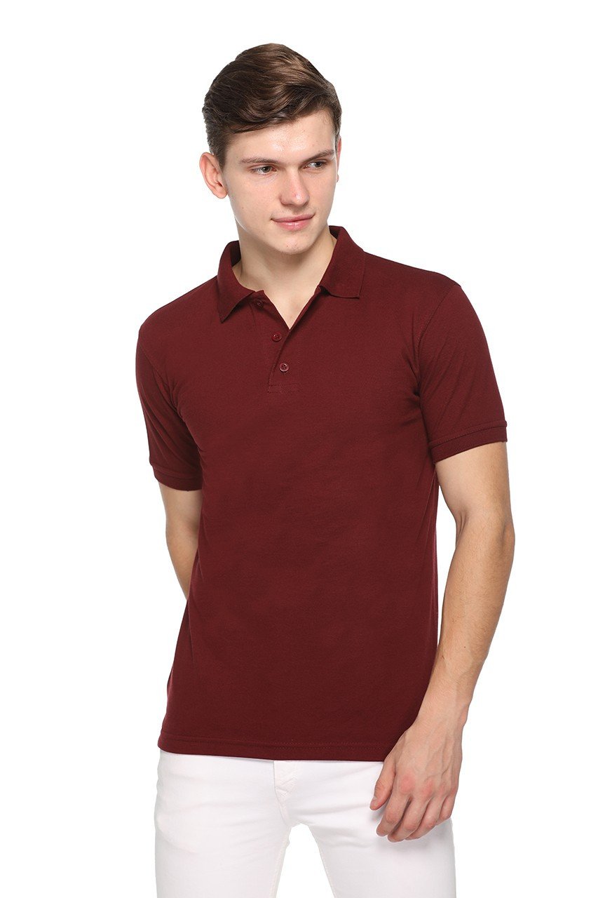 Titlis Maroon Polo t shirt