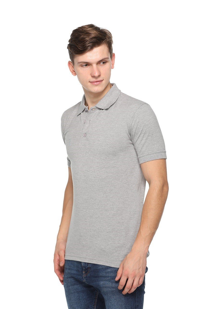 Pikmee Fast Tees Grey polo t shirt